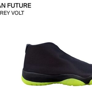 Nike Men's Grey and Volt Shoes
